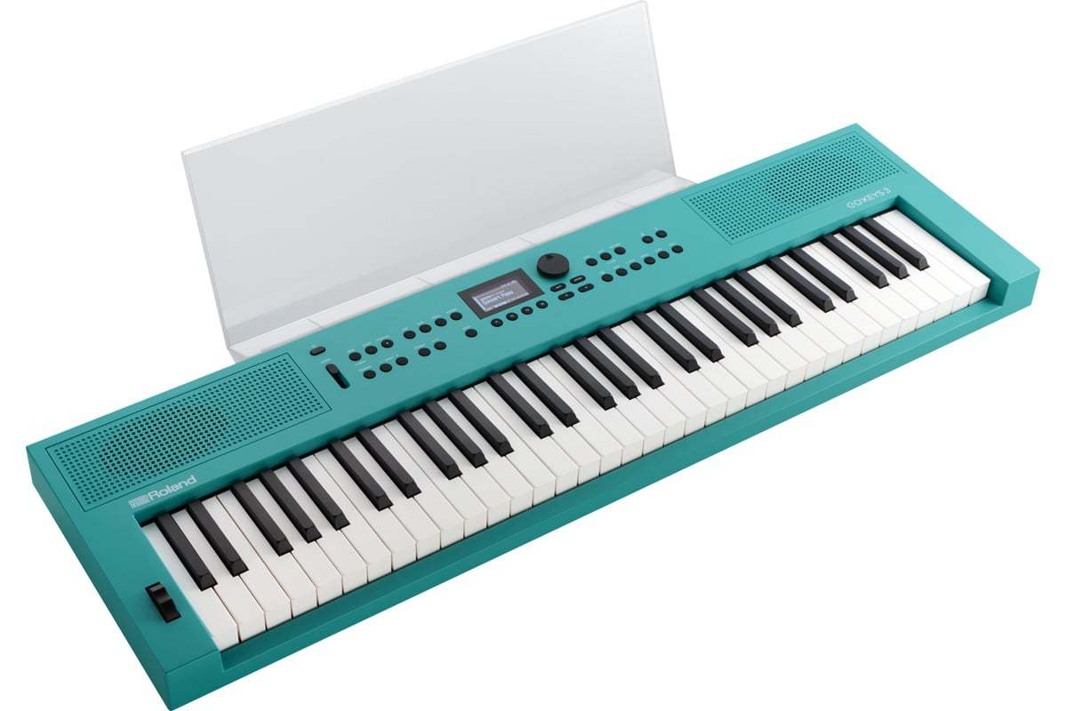 Roland GOKEYS3-TQ (GO:KEYS 3) ターコイズ [専用譜面立て MRGKS3/5 ...