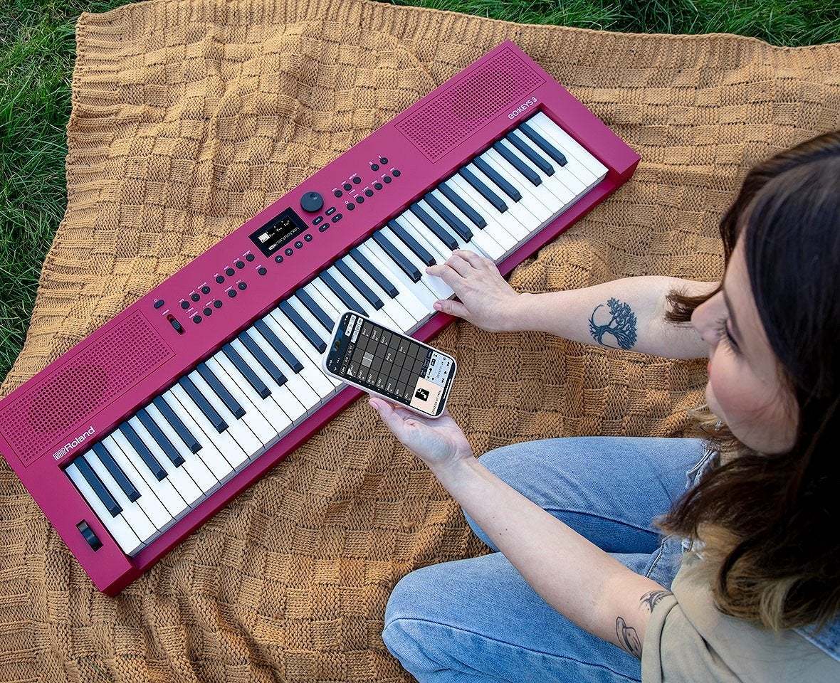 【新品未使用品】Roland GOKEYS3 61鍵 ミッドナイトブルー Roland GOKEYS3-MU GO:KEYS 3 Music Creation Keyboard, 61-key