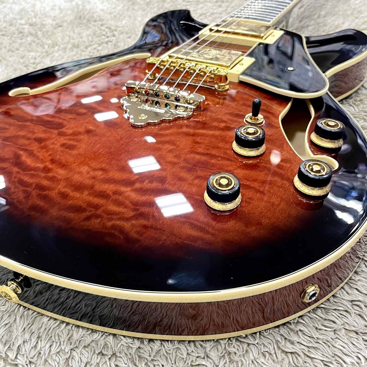 Ibanez AS93QMSP DBS (Dark Brown Sunburst) -Artcore Expressionist
