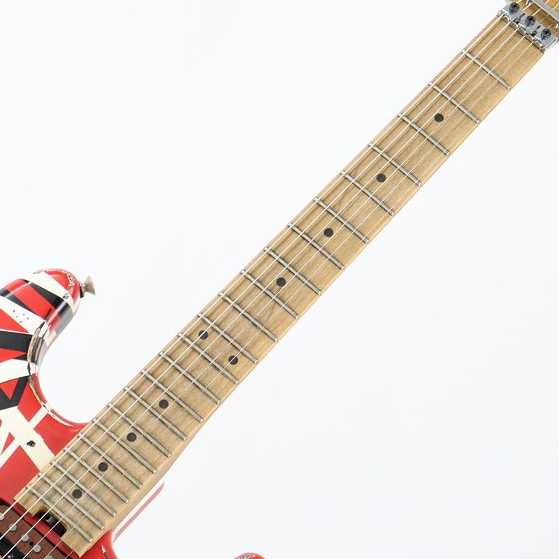 EVH Striped Series Frankenstein Frankie (Red with Black Stripes