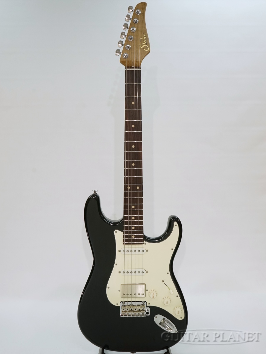 Suhr JE-Line Classic S Antique Roasted Flame Maple Neck -Black