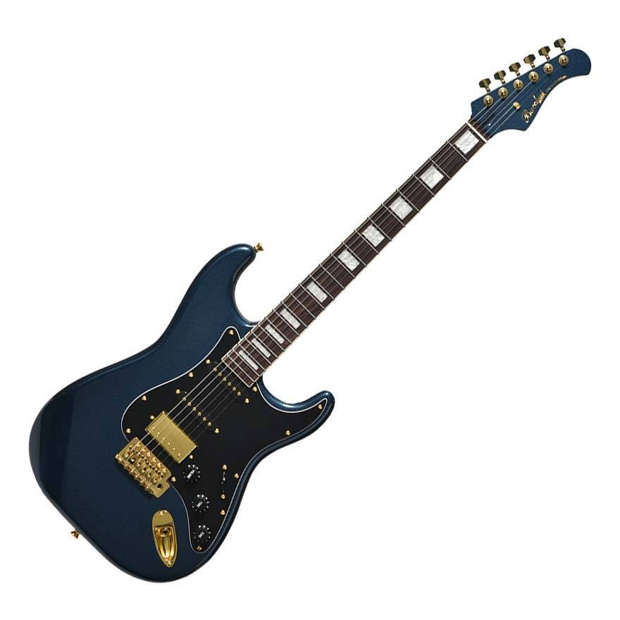 Bacchus BST-2-RSM/R-LX DLPB エレキギター初心者14点セット 【ヤマハ