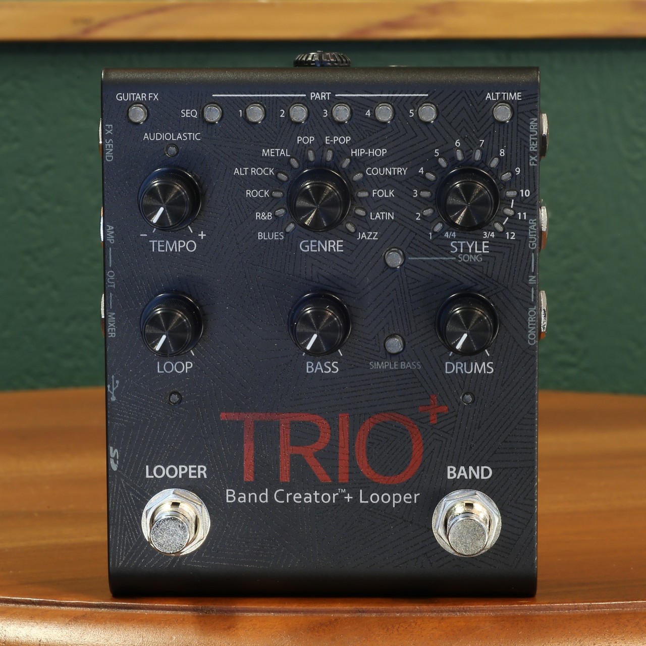ギター digitech trio+ DigiTech TRIO+ Band Creator + Looper Guitar Effects Pedal