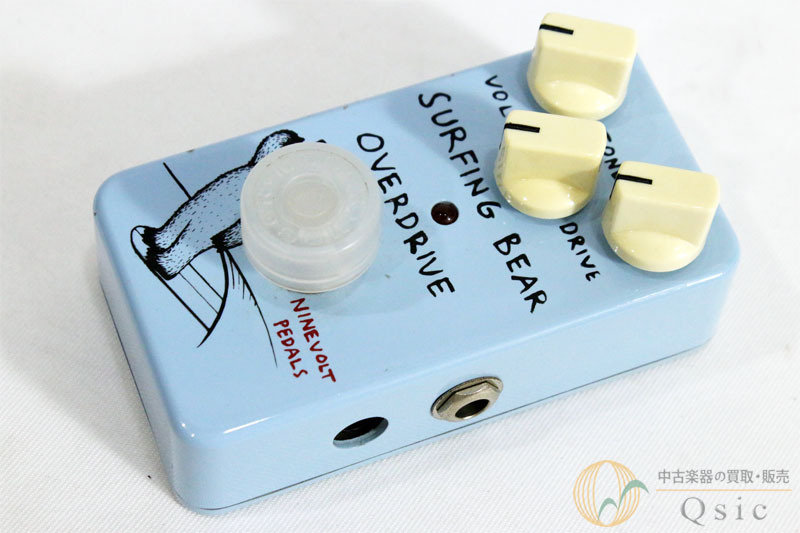 NINEVOLT PEDALS SURFING BEAR OVERDRIVE [RL326]【神戸店在庫