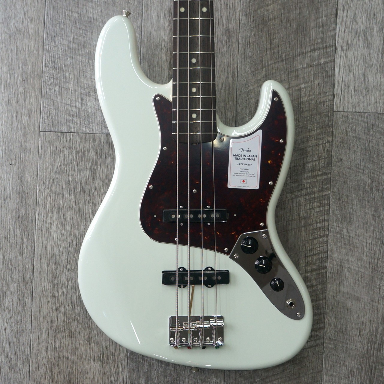 Fender Made in Japan Traditional 60s Jazz Bass - Olympic White