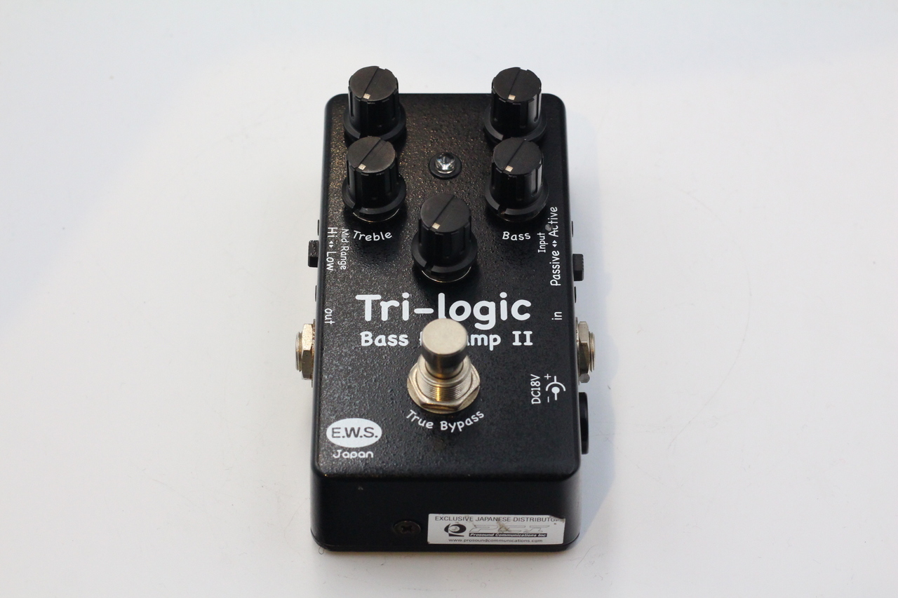 【美品】E.W.S. Tri-Logic Bass Preamp II 18V E.W.S. TRI-LOGIC BASS PREAMP 2（中古）【楽器検索デジマート】
