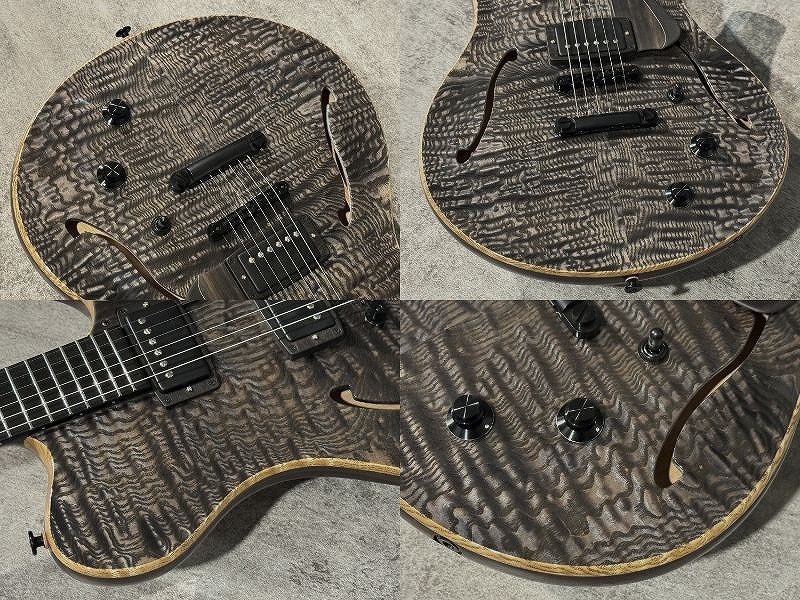 Shikagawa Guitars エレキギター Hokkaido wood このギターは2021年に北海道中川町の企画で、同町の木材