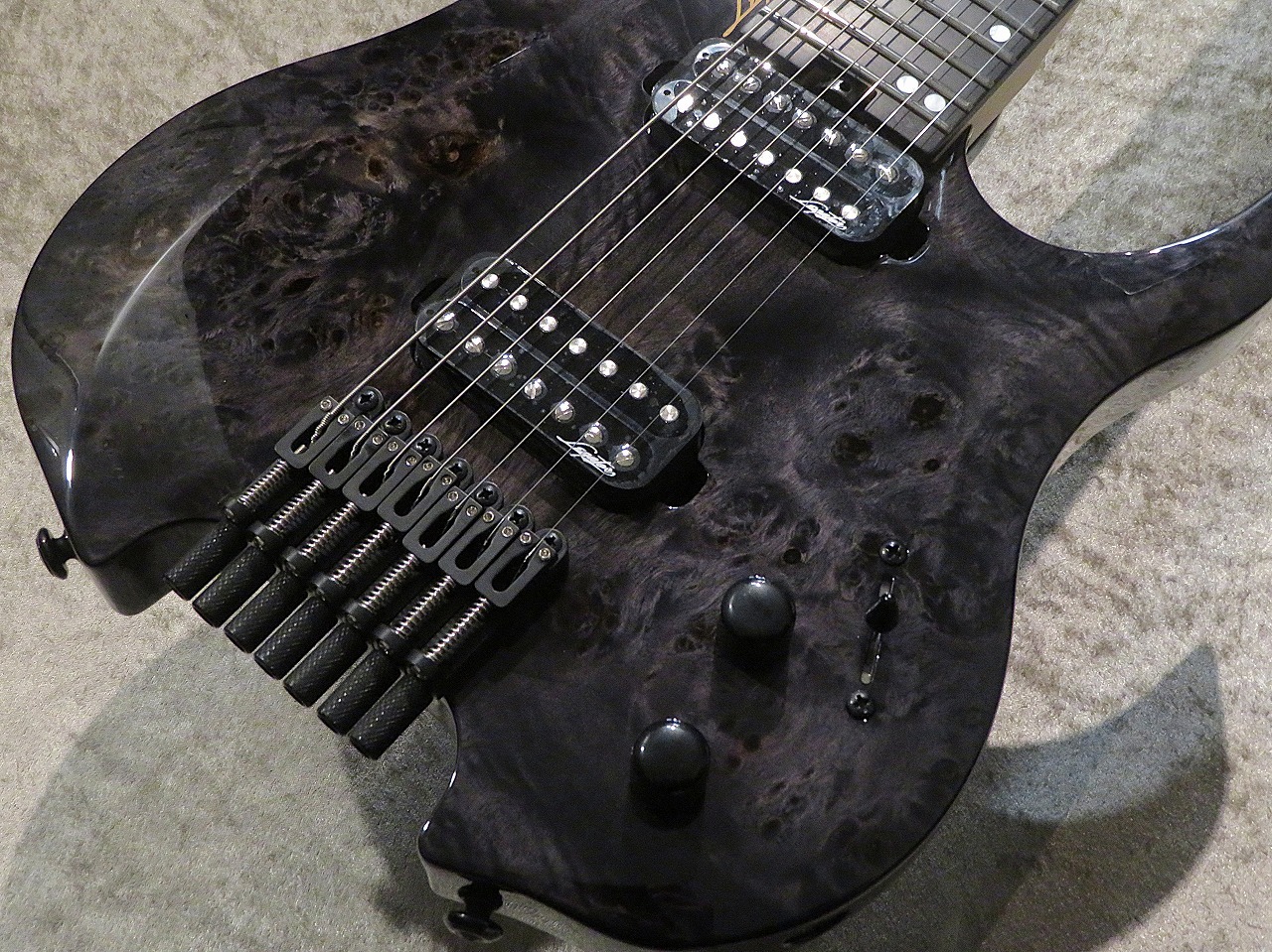 Legator 【ヘッドレス7弦】GHOST G7SS -Black Burl- #IM25060610