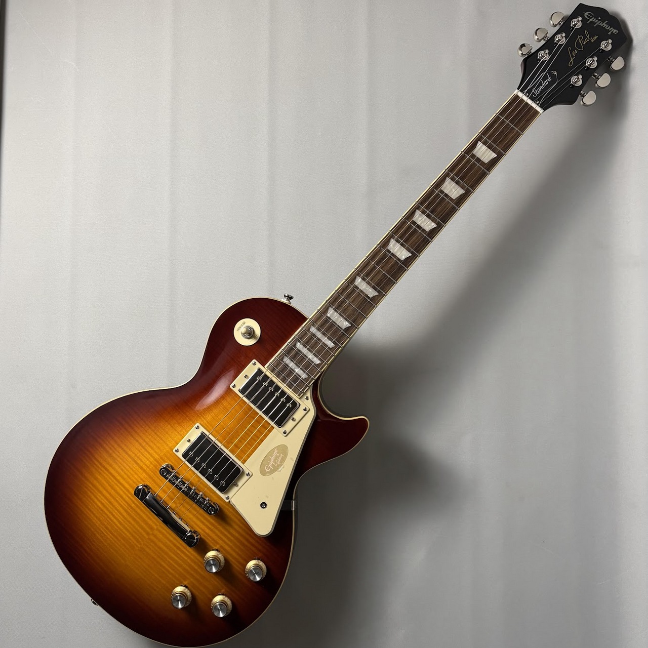 美しい杢目 Epiphone エレキギター レスポールスタンダード 美しい杢目 Epiphone エレキギター レスポールスタンダード レスポール