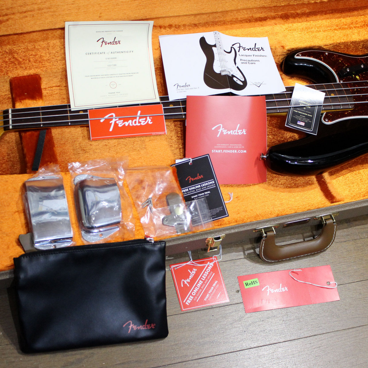 Fender American Vintage II 1960 Precision Bass(ブラック/ローズ指板