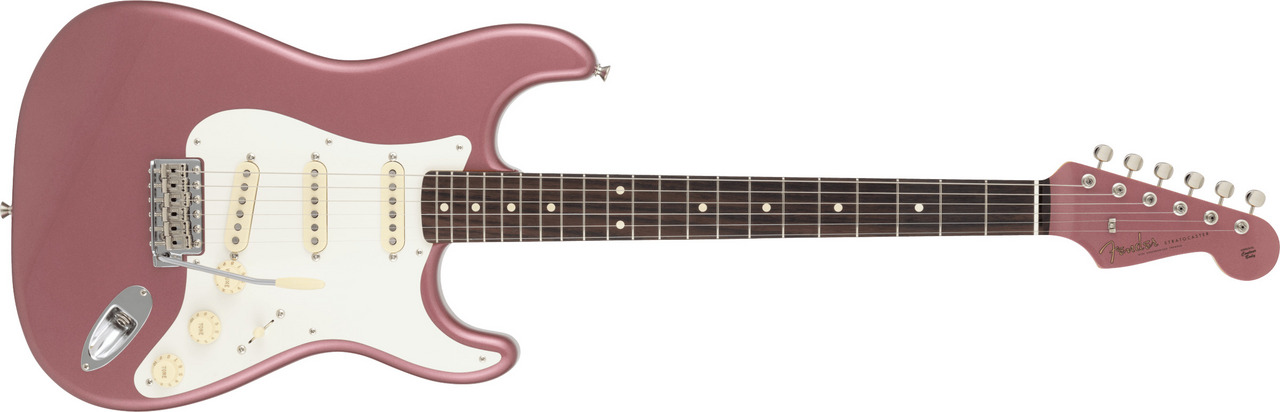 新品Fender Limited Char Stratocaster Char、新シグネイチャーモデル「Char Stratocaster Burgundy