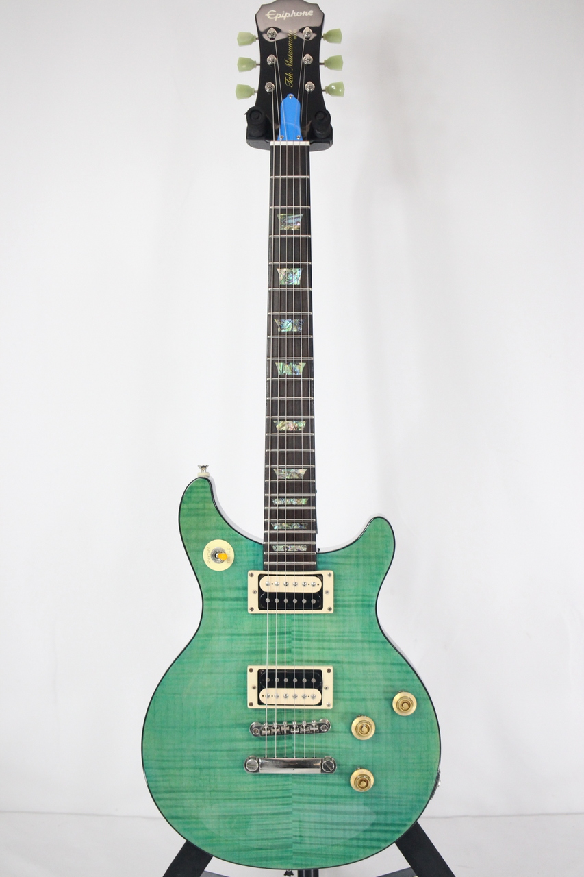 Epiphone Tak Matsumoto DC Standard Plus Top Aqua Blue（中古 