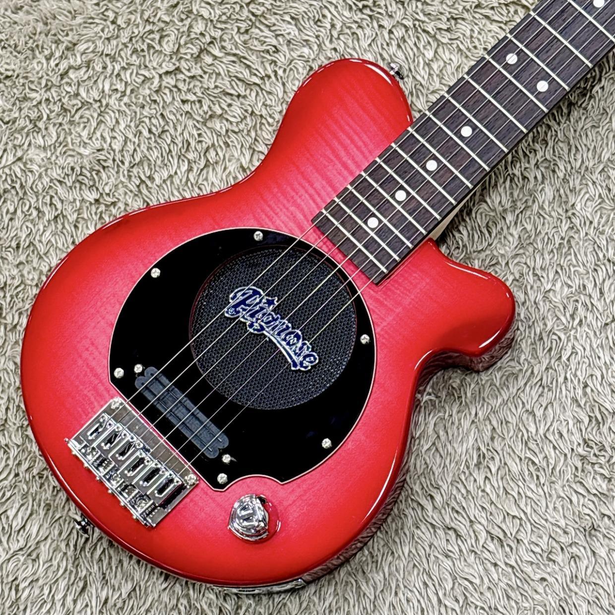 Pignose PGG-200FM / SPK(See-through Pink)【アンプ内臓ミニギター