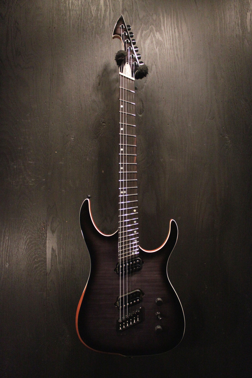 Ormsby Guitars HYPE GTR6 FM MS DHB Dahlia Black MULTISCALE