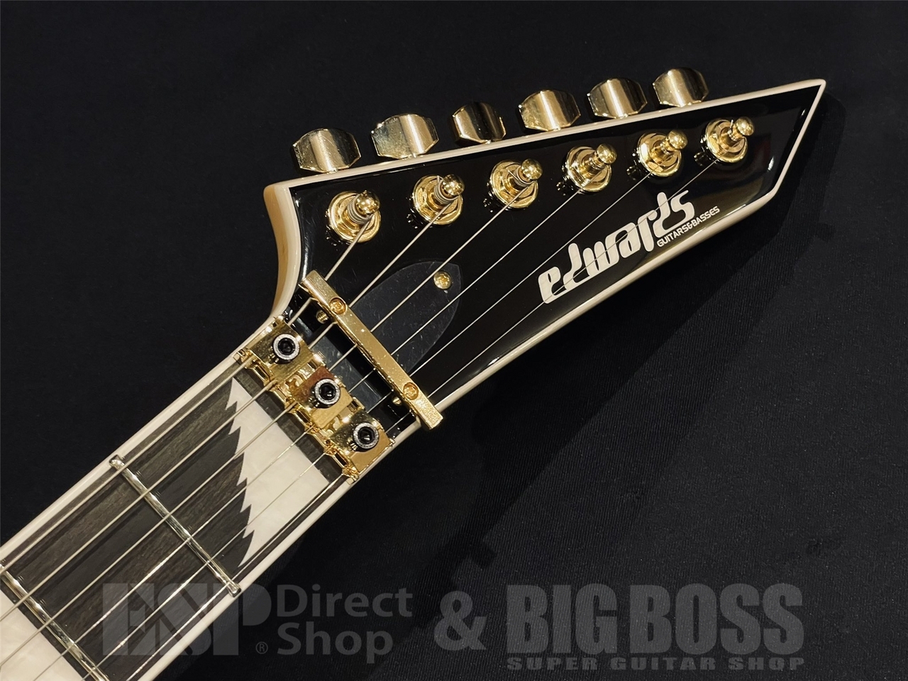 EDWARDS E-ALEXI KATAKANA / Black with Yellow Pinstripe（新品/送料