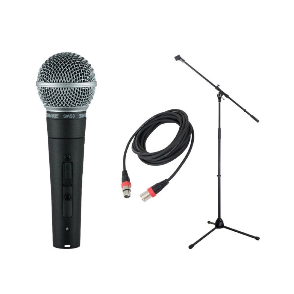 Shure SM58SE ダイナミックマイク マイクアクセサリ付き3点セット