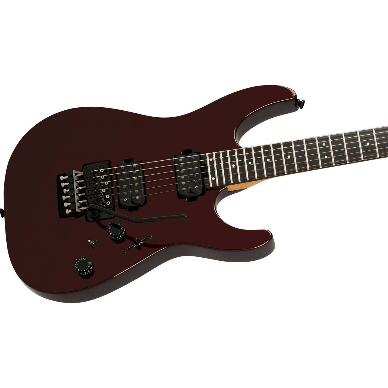 Charvel Pro-Mod Plus Dinky DK24 HH FR EB Ebony Fingerboard Crimson