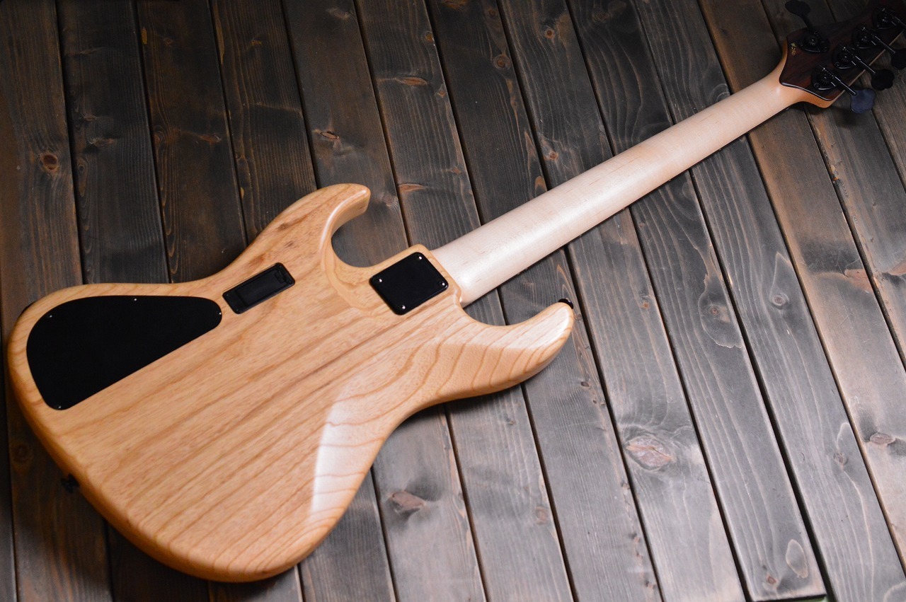 Wood Custom Guitars Vibe-5 19 Picth Buckeye Burl Top（新品/送料