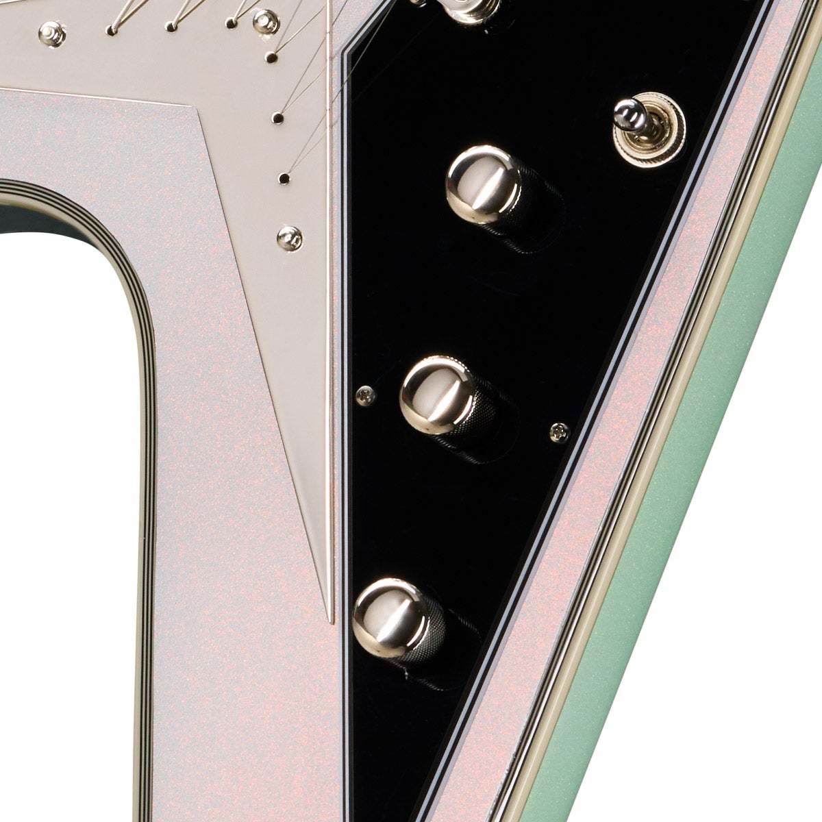 Epiphone Inspired by Gibson Futura Flying V Custom Quicksilver