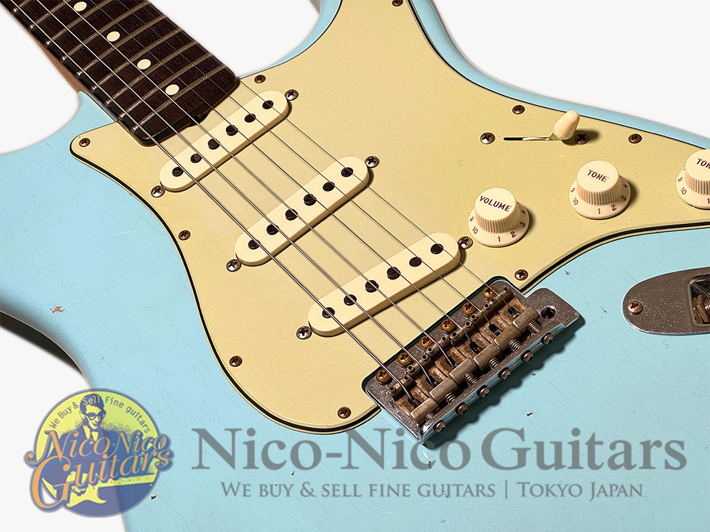 Fender Custom Shop 2023 Limited 1960 Stratocaster Relic (Faded Aged Daphne  Blue)（中古）【楽器検索デジマート】