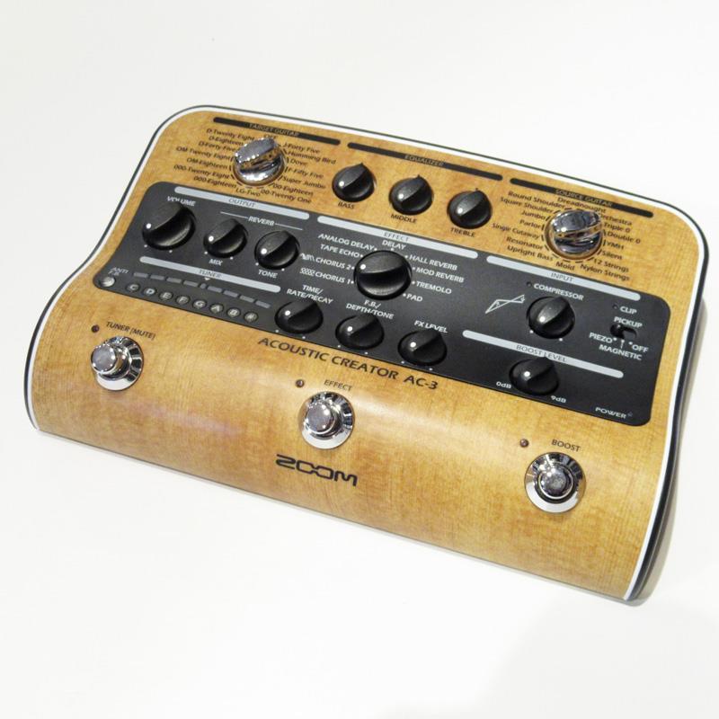 【中古】「未使用品」ZOOM ズーム Acoustic Creator アコースティックギター用プリアンプ AC-3 ZOOM USED 中古 AC-3 Acoustic Creator（中古）【楽器検索デジマート】