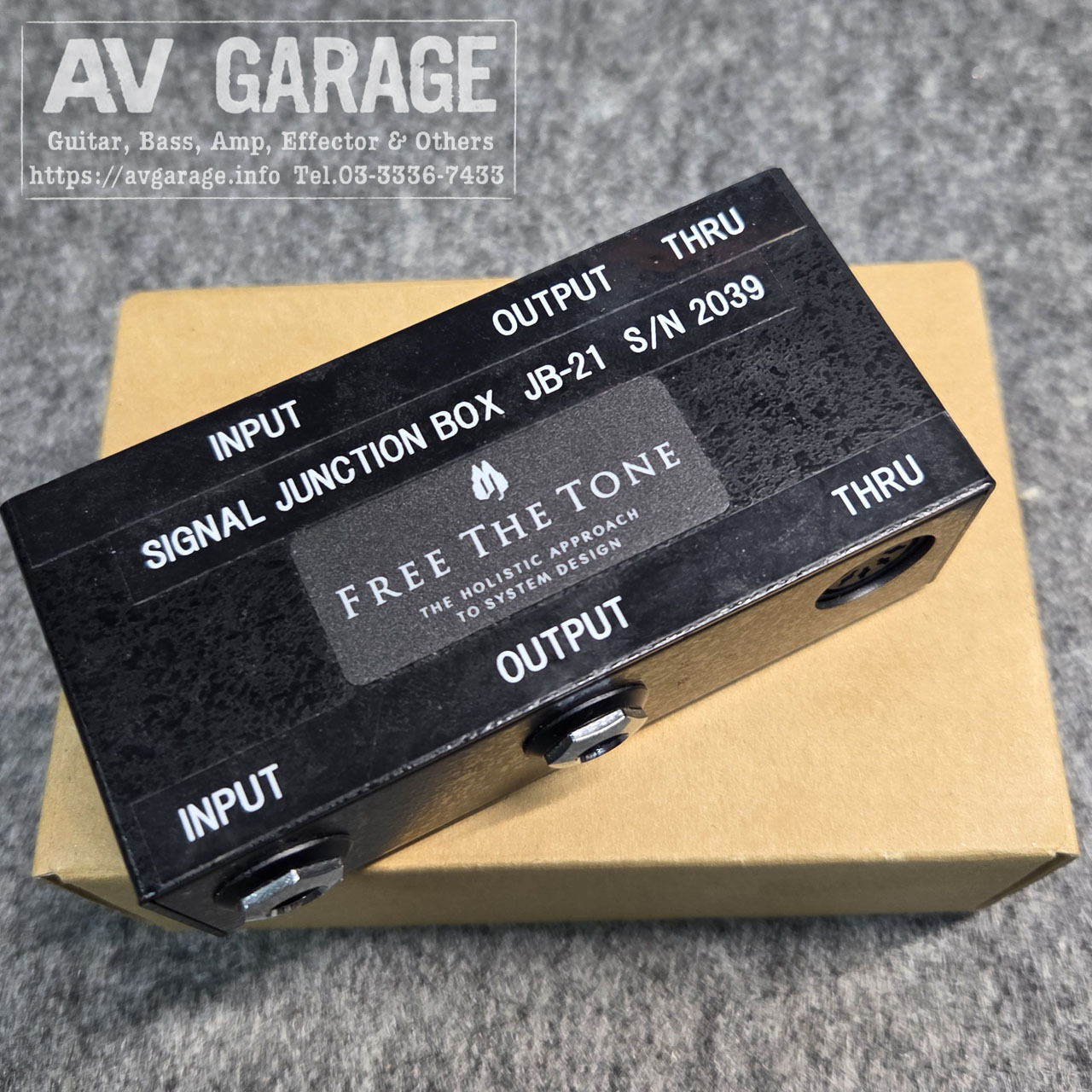 M*a様 FREE THE TONE 信号接続ボックス JB-21 SIGNAL JUNCTION BOX JB