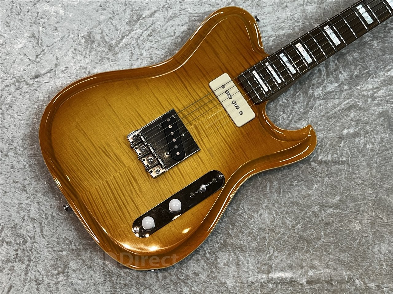 T.S. Factory エレキギター ハードケース付き　 151A-TSSP T.S factory 151A-TSSP EB / Black / 3.68kg【演奏動画アリ