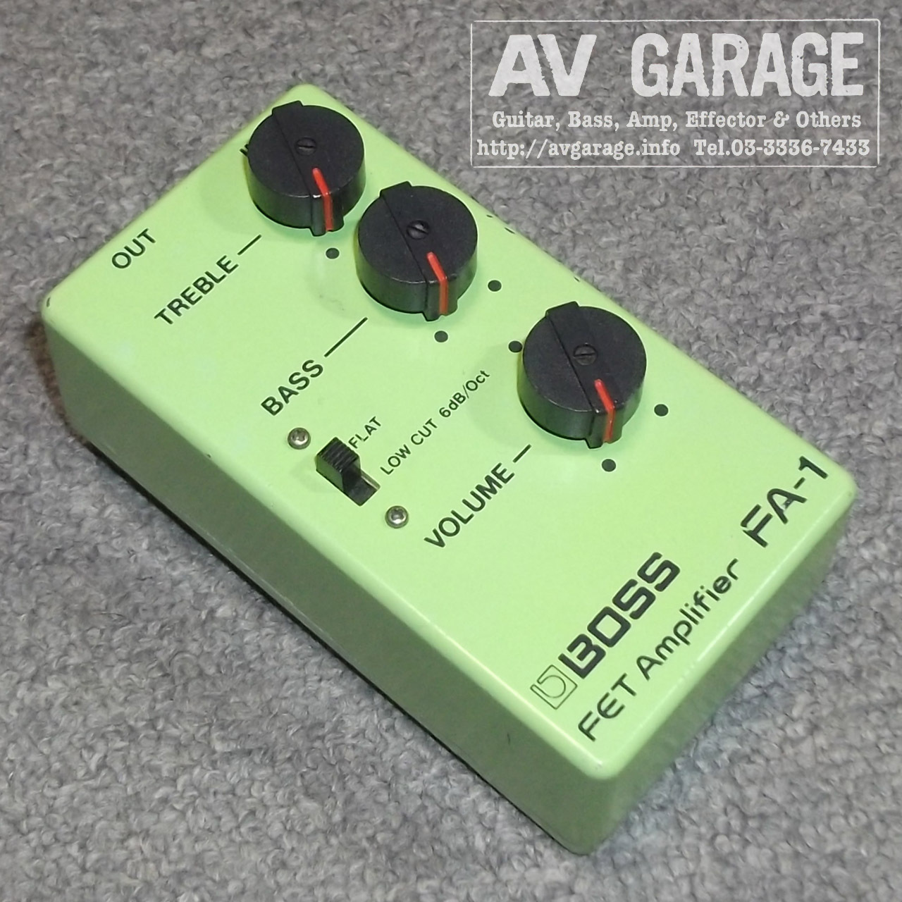 【中古】BOSS FA-１ FETプリアンプ BOSS FA-1 FET Amplifier 1980年代製（ビンテージ）【楽器検索デジマート】