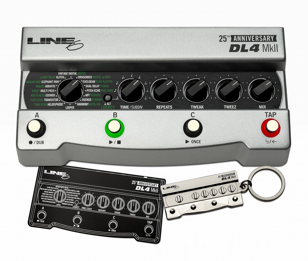 LINE 6 25th Anniversary DL4 MkII ディレイ・モデラー ラインシックス