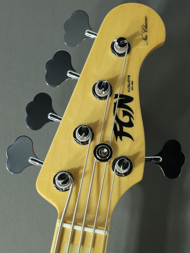 レアモデル メンテ済 GRECO フジゲン製 Pegasus PBモデル FUJIGEN(FGN) Neo Classic Series NJB100MBAHV / SBB【5弦