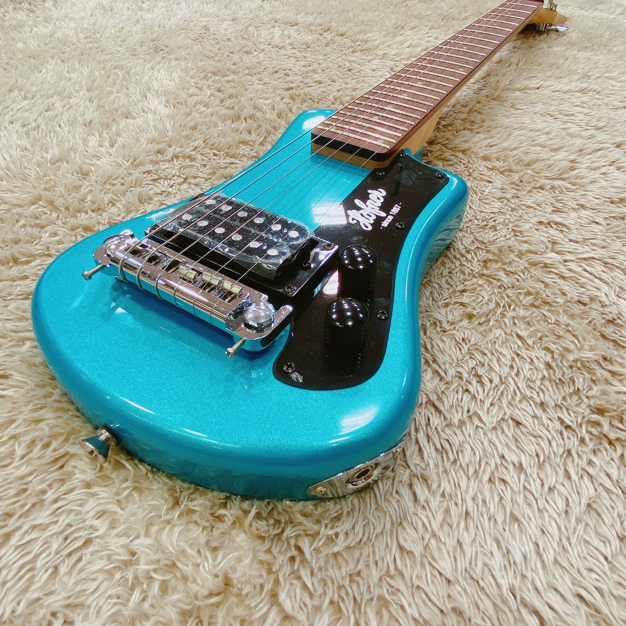 愛品館市原店】Hofner ヘフナー Shorty / Blue ミニエレキギター