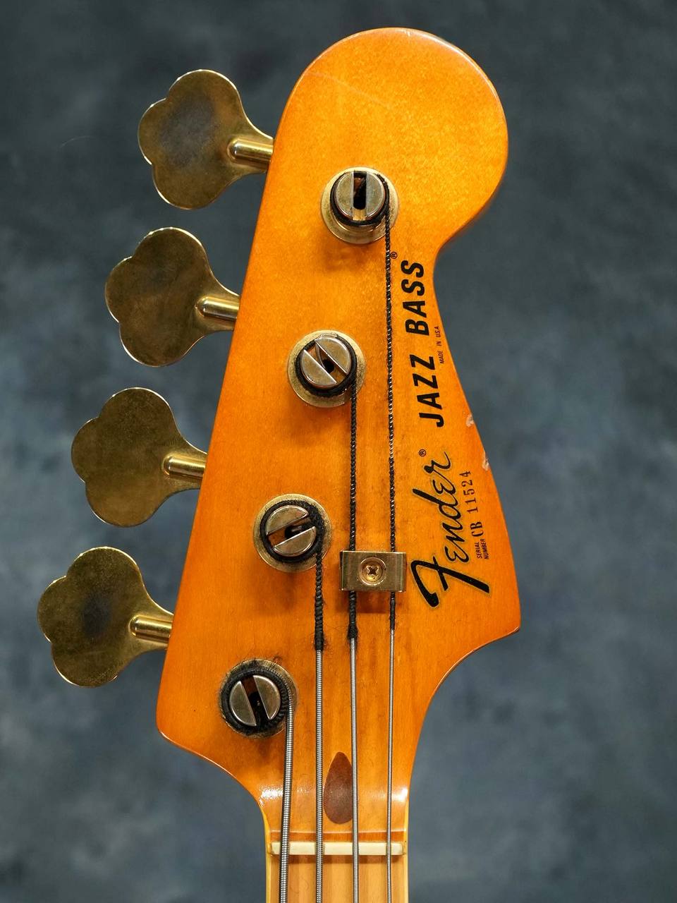 Fender 1982 Gold Jazz Bass Refinish Olympipc White（中古）【楽器
