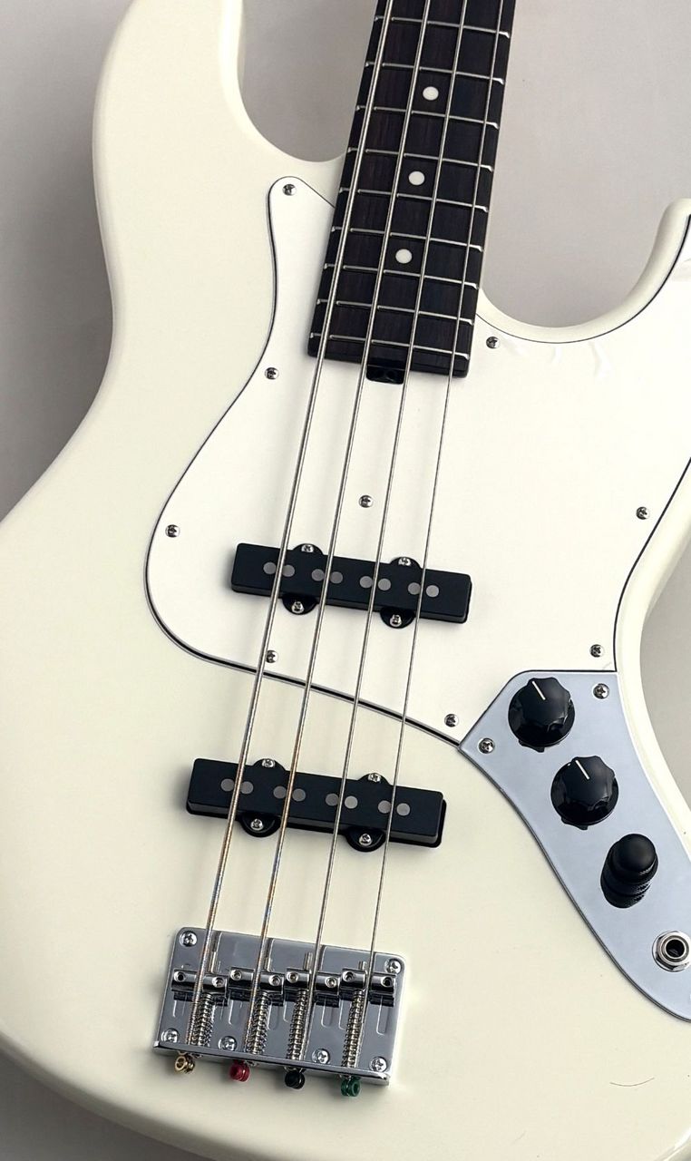 Three Dots Guitars JB Plus Alder/Rosewood -Olympic White- 【NEW