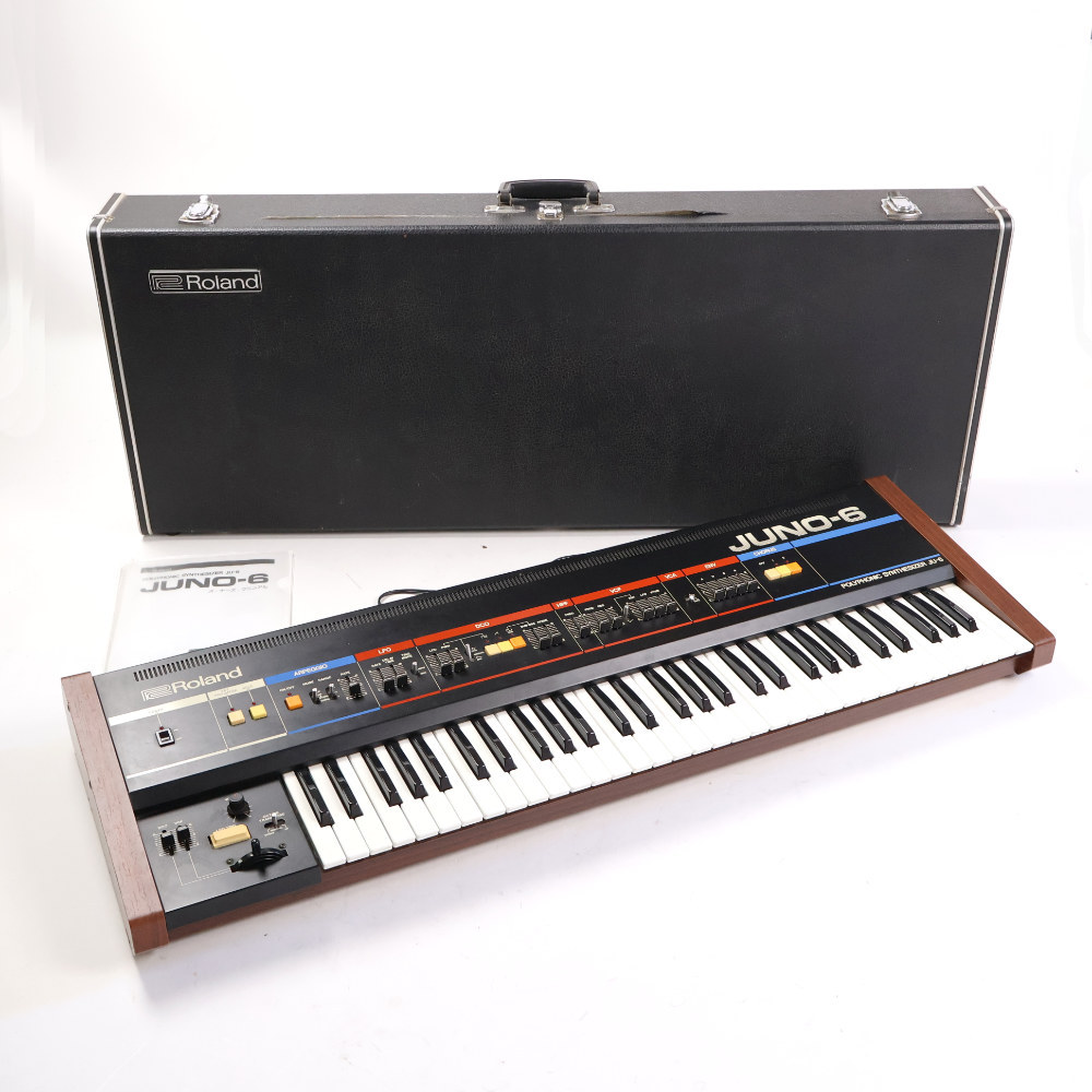 【ジャンク品】Roland JUNO-6 アナログシンセサイザー【希少】 Roland 【中古】 シンセサイザー ROLAND JUNO-6 ローランド（中古/送料
