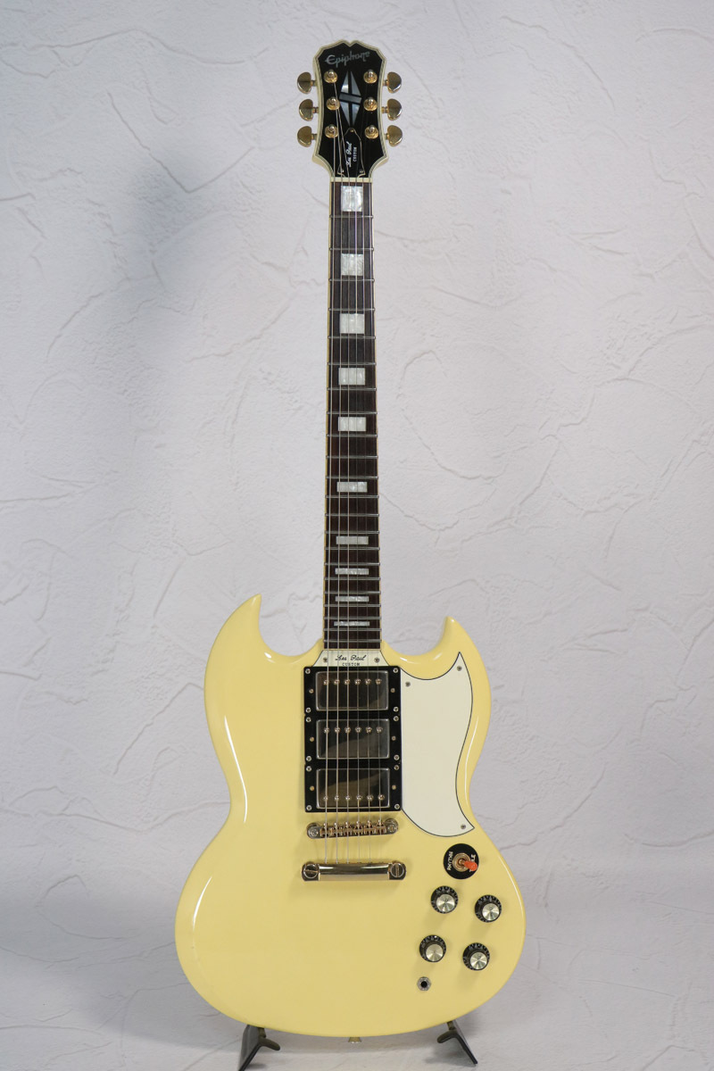 Epiphone G-400 Les Paul (SG) Custom Vintage white 【名古屋栄店