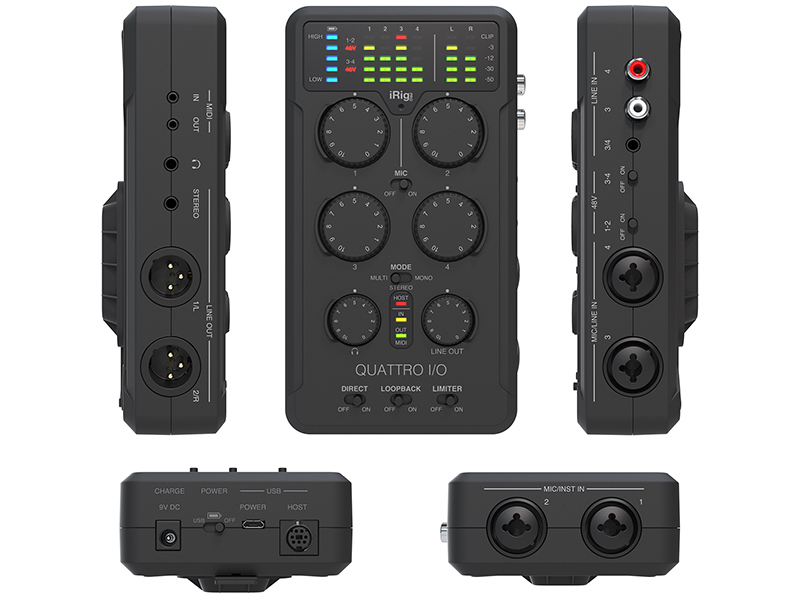 IK Multimedia iRig Pro Quattro I/O ◇【オーディオインターフェイス