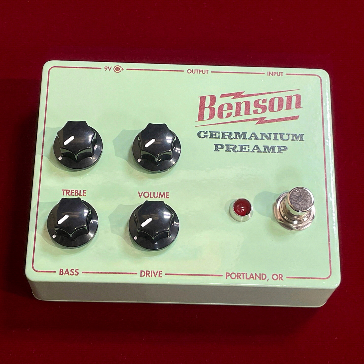 Benson Amps Germanium Preamp Pedal 【良質クラシックドライブペダル