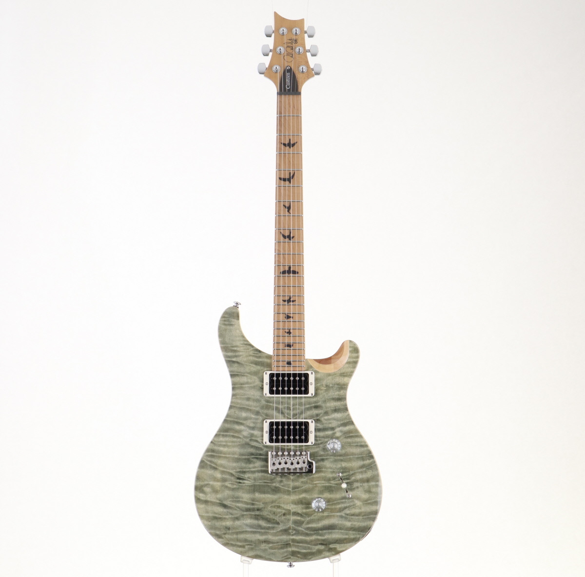 PRS SE Limited Edition SE Custom 24 Roasted Maple Trampas Green