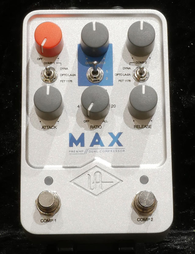 UAFX MAX デュアルコンプレッサー プリアンプ-