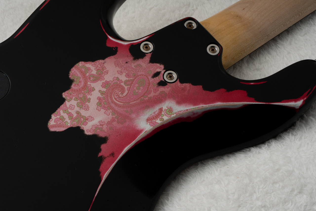 Xotic XJ-1T 5st Heavy Aged ~Black over Pink Paisley~ #3626 [4.64kg