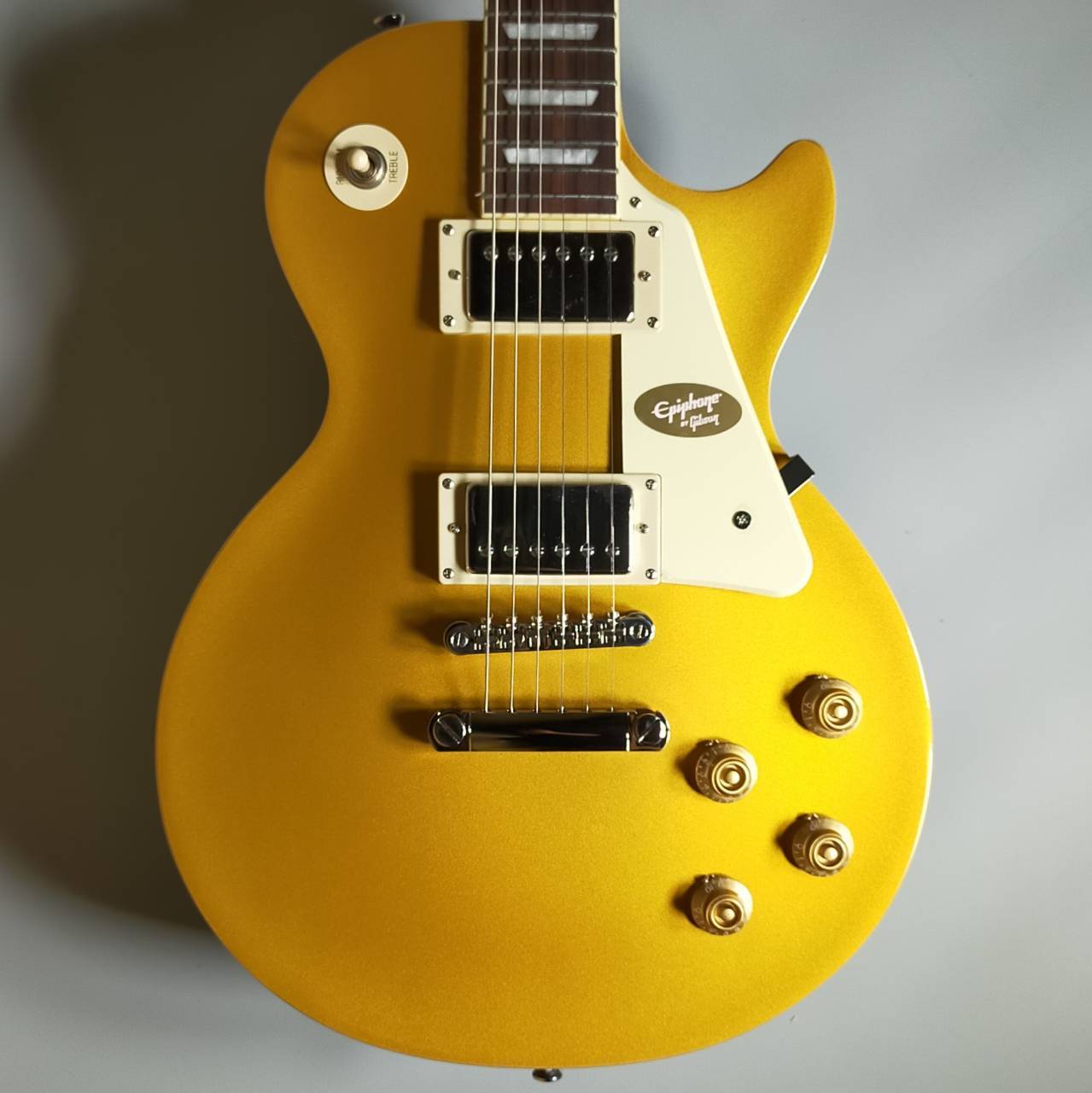 Epiphone Les Paul Standard 50s Metallic Gold エレキギター レスポールスタンダード （新品特価/送料無料）【楽器検索デジマート】