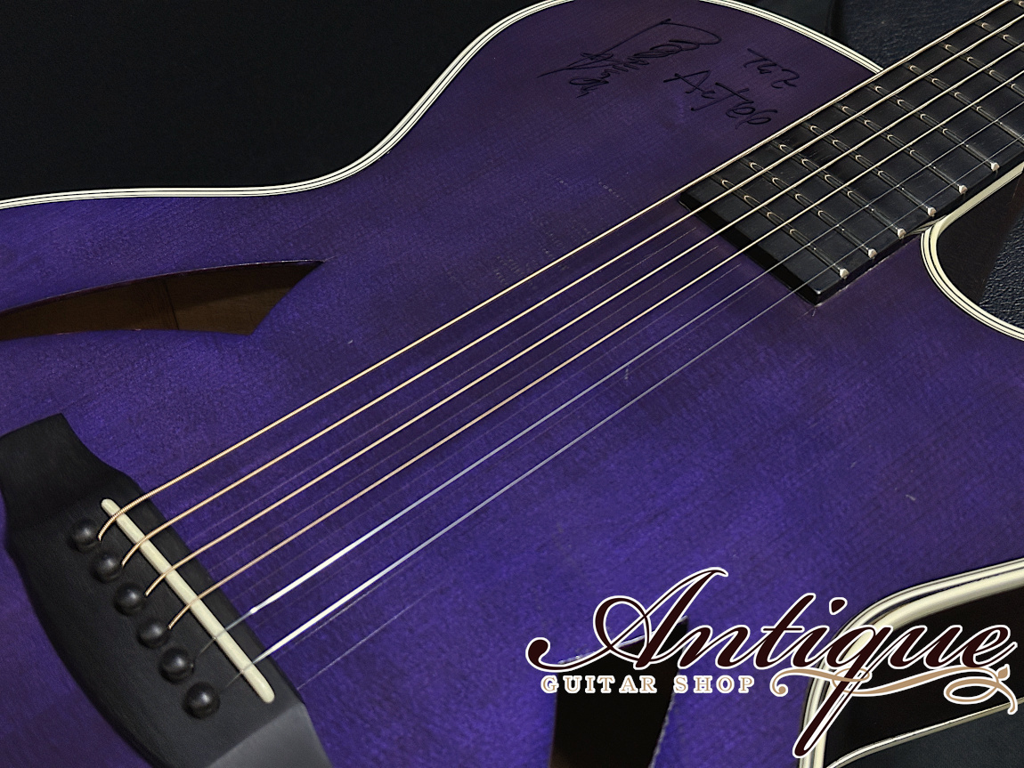 ESP AS-300 THE ALFEE SAKAZAKI Model 2000s Purple Top Signed