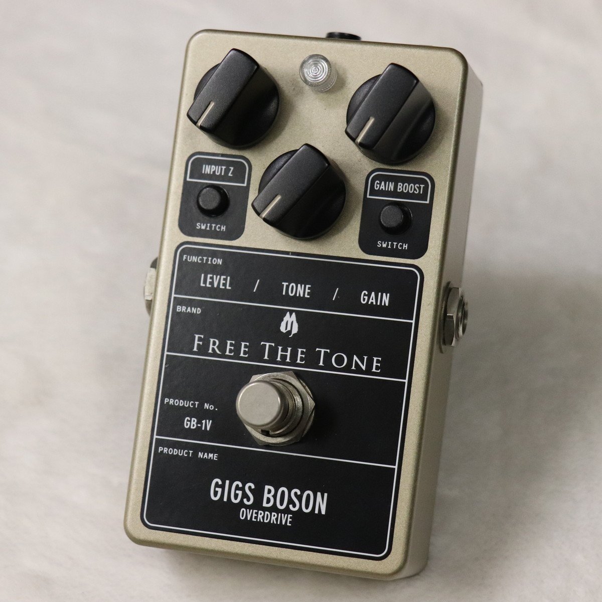 FREE THE TONE GIGS BOSON GB-1V/オーバードライブ GIGS BOSON / GB-1V｜Products 商品紹介｜Free The Tone