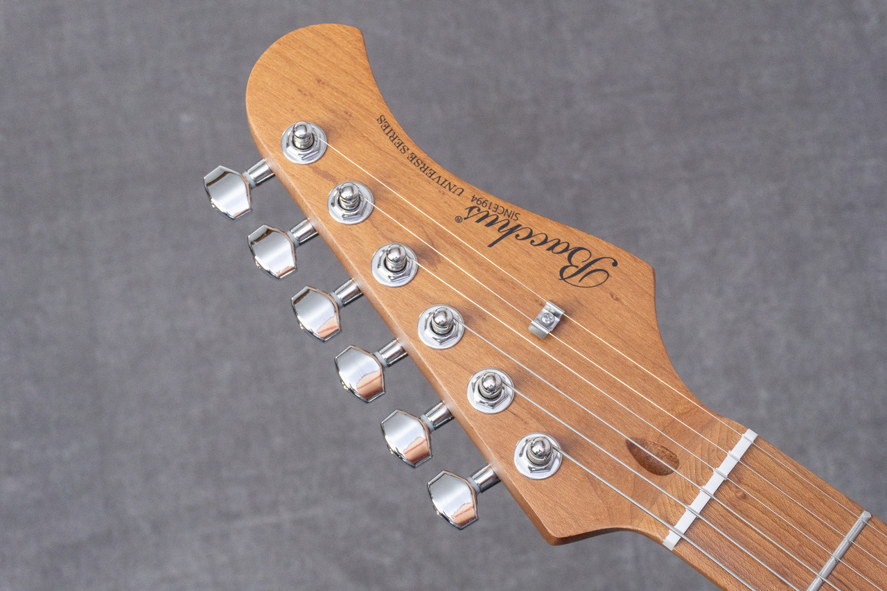 Bacchus テレキャスター BTE-1DX 美品 改造品 GOTOH Bacchus BTE-1DX RSM/M SFB (Sea Foam Blue) ユニバースシリーズ