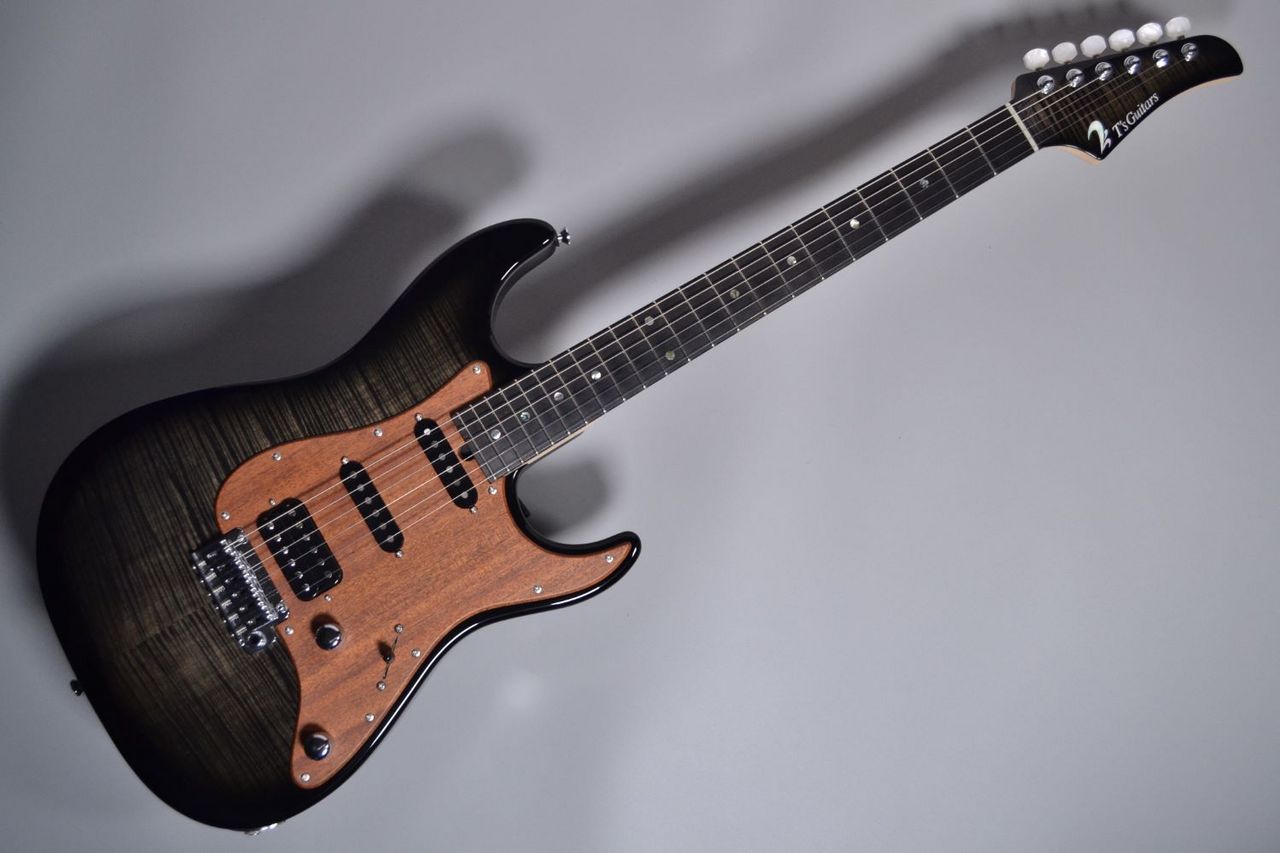 T's Guitars DST-Classic 22 Drop Top Quilt Faded Bora Bora