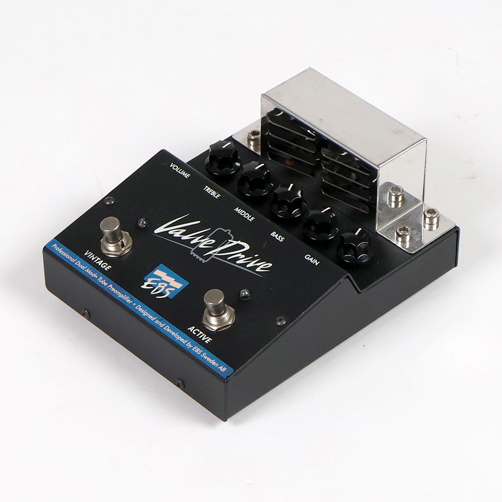 希少旧型 EBS Valve Drive ベース用 プリアンプ オーバードライブ EBS Valve Drive DI / Dual Mode Tube Overdrive / Preamp DI（新品