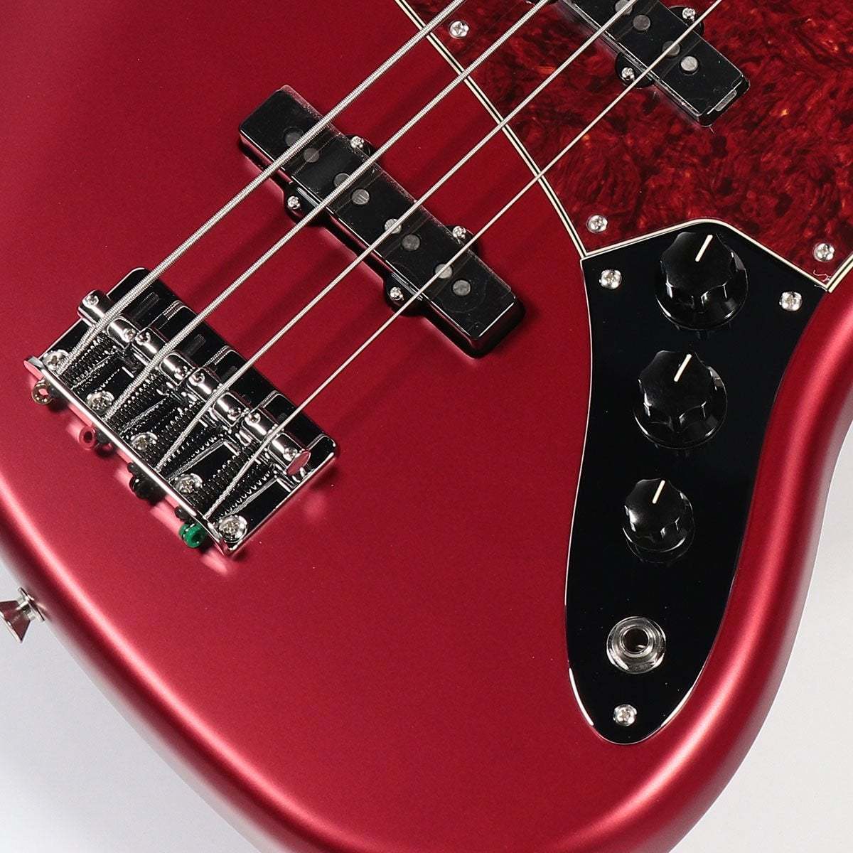 Fender FSR Collection Hybrid II Jazz Bass Satin Candy Apple Red