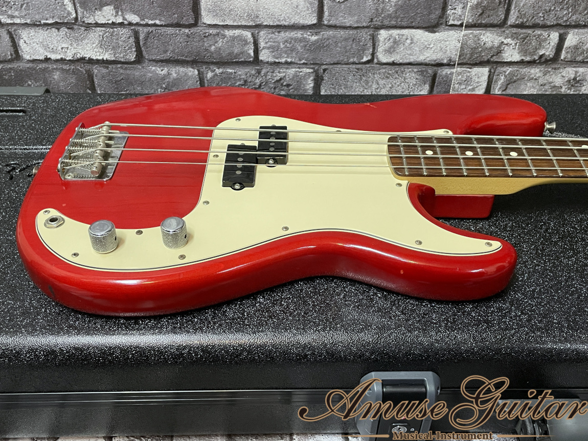 Fender Highway One Series Precision Bass # Crimson Red Transparent 
