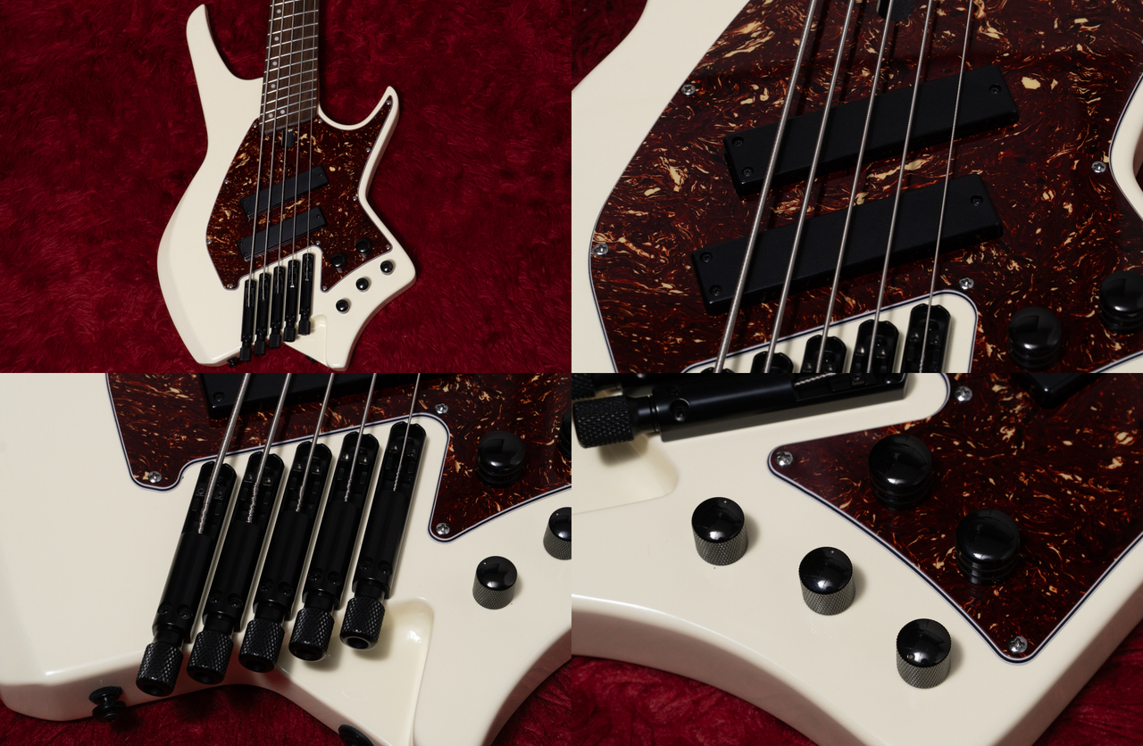 HEX Guitars NB505 Ivory 5弦ベース HEX Guitars NB505 Ivory HEX Guitars NB505 Ivory 5弦ベース HEX