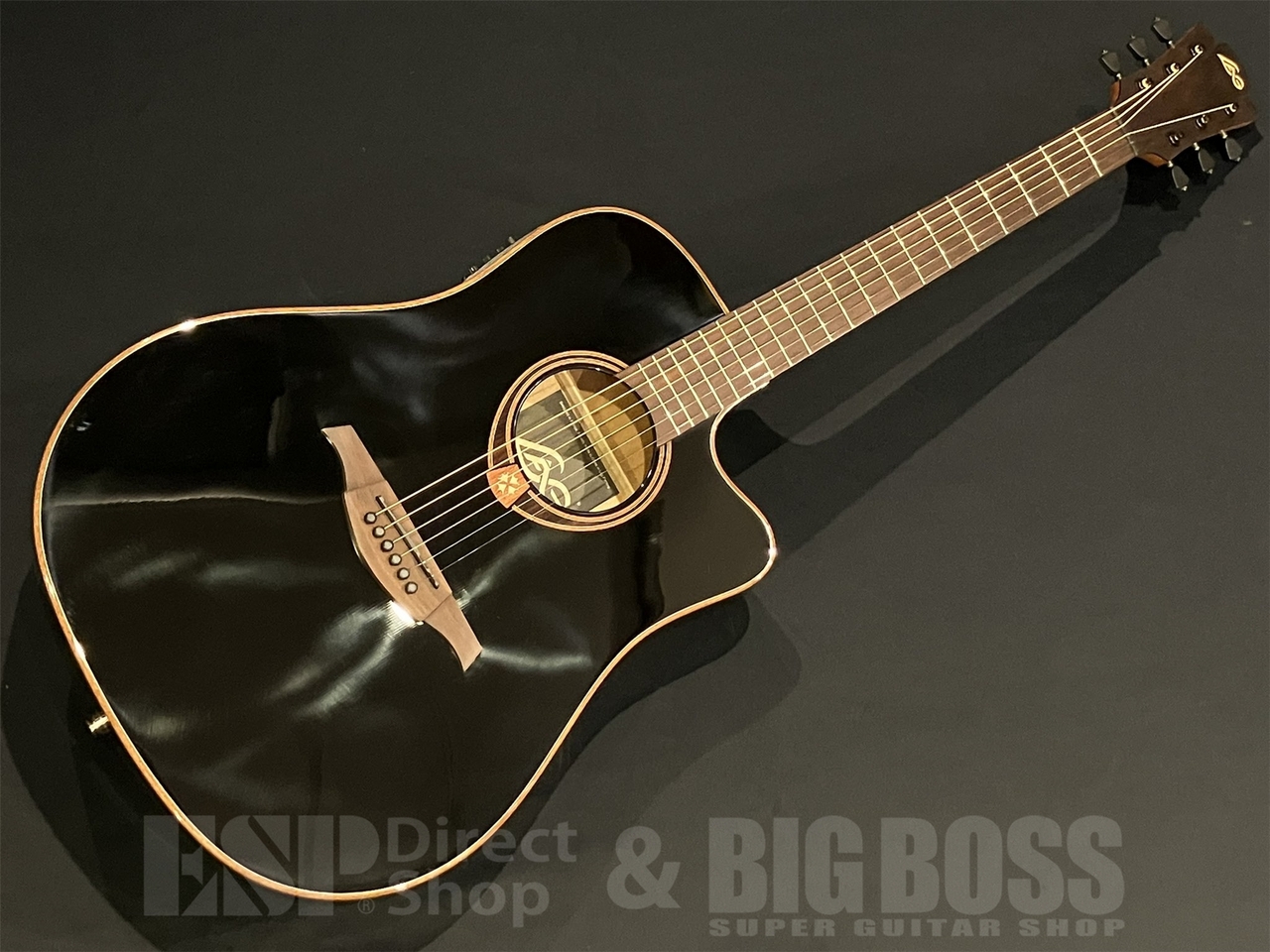 LAG Guitars T118DCE-BLK（新品/送料無料）【楽器検索デジマート】